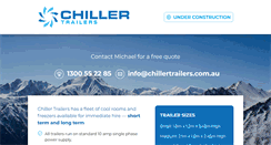 Desktop Screenshot of chillertrailers.com.au