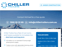 Tablet Screenshot of chillertrailers.com.au